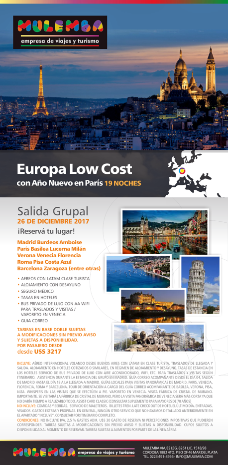 Promo Europa Low Cost